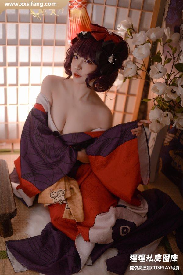 二佐Nisa写真集《葛饰北斋二破cos》高清套图下载[21P]