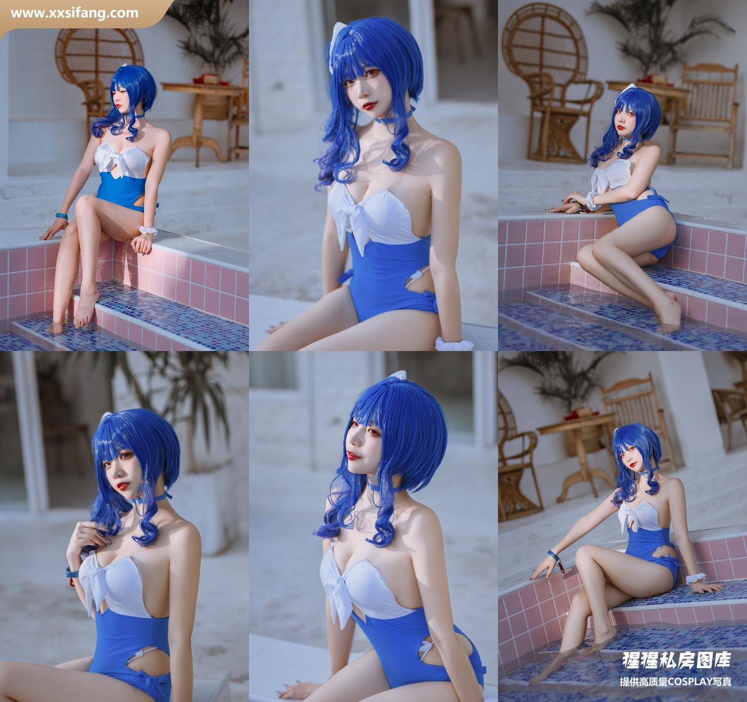 [图片2]-二佐Nisa写真集《碧蓝航线-圣路易斯泳装》高清套图下载[26P]插图-猩猩私房