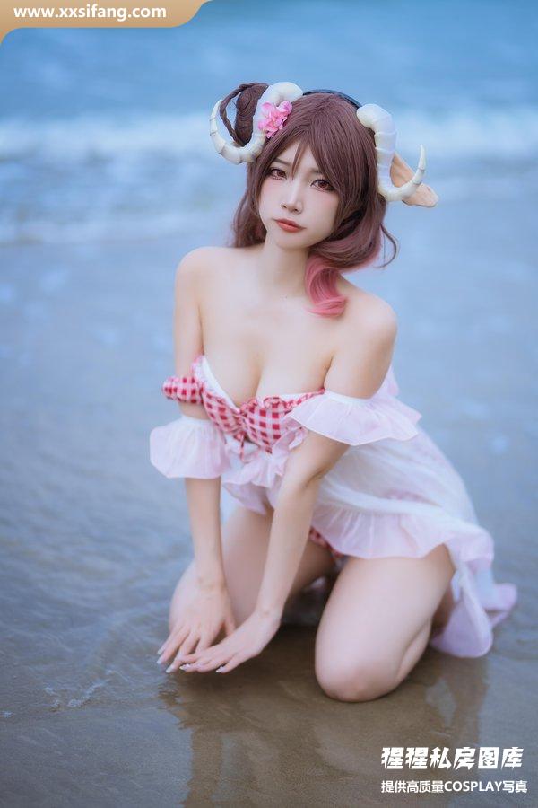 二佐Nisa写真集《泰拉夏日纪事 方舟艾雅法拉泳装》高清套图下载[34P]