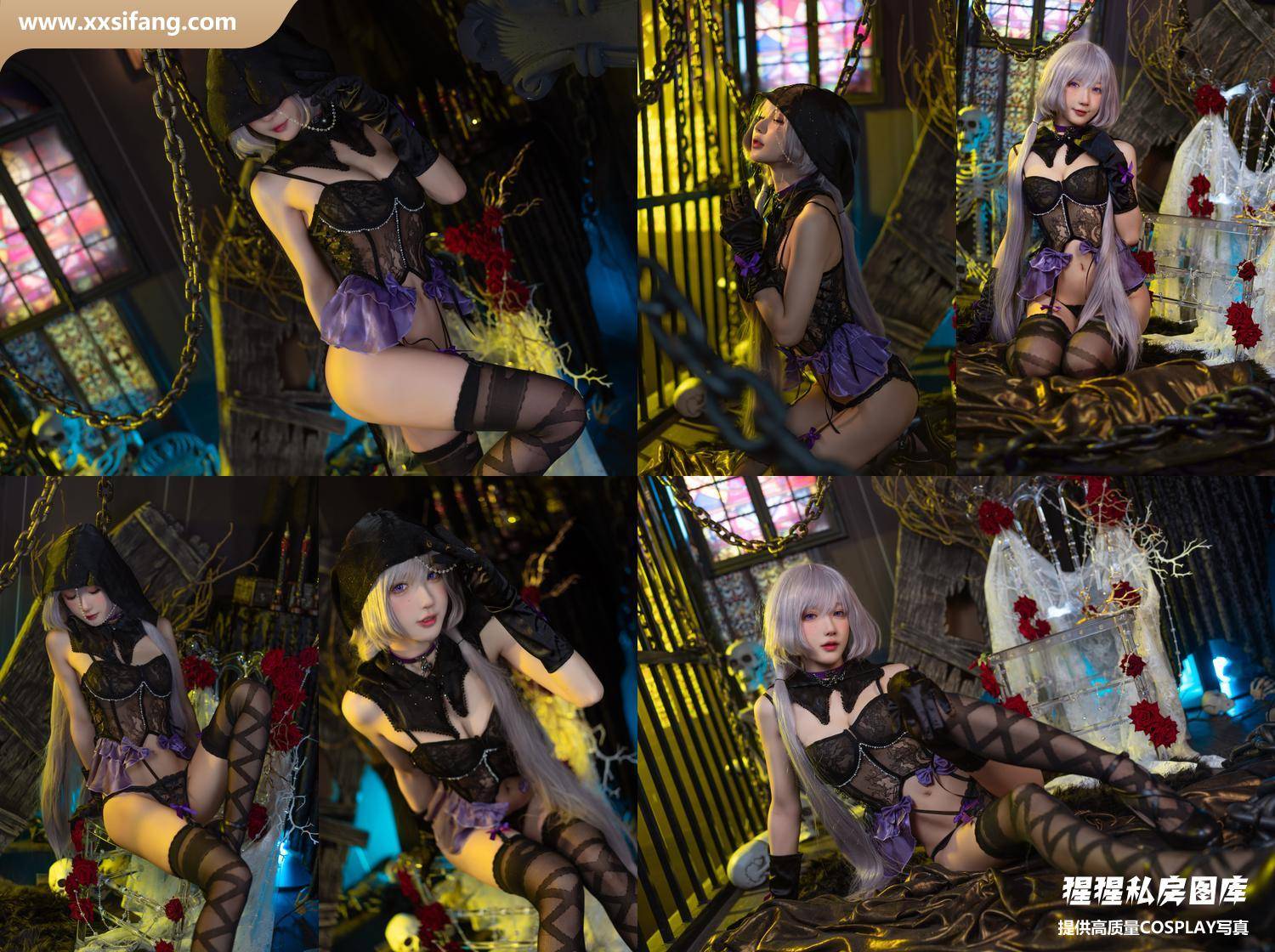 [图片2]-阿包也是兔娘写真集《午夜瞌睡魔女》高清套图下载[40P]插图-猩猩私房