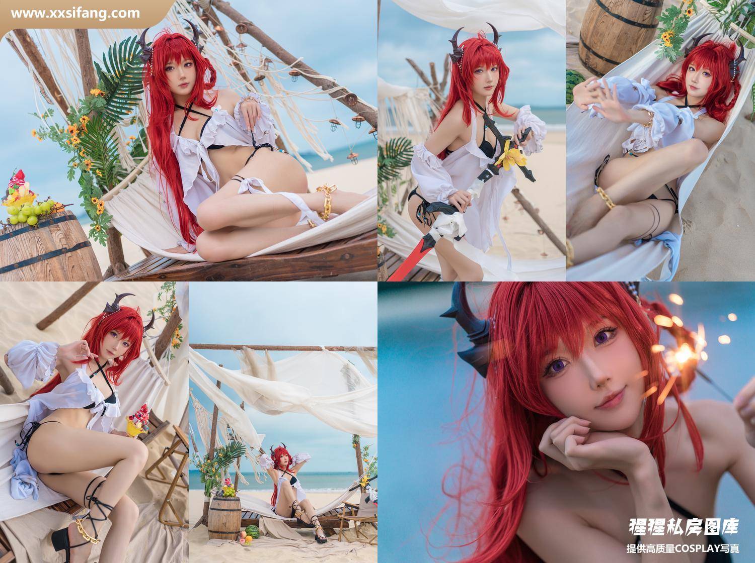 [图片2]-阿包也是兔娘写真集《明日方舟 史尔特尔》高清套图下载[50P]插图-猩猩私房