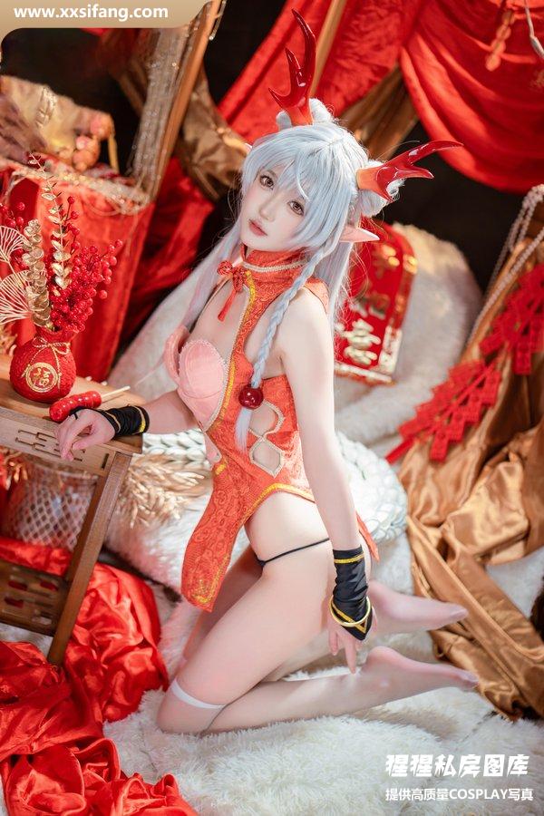 阿包也是兔娘写真集《新春贺图 龙妹》高清套图下载[44P+1V]