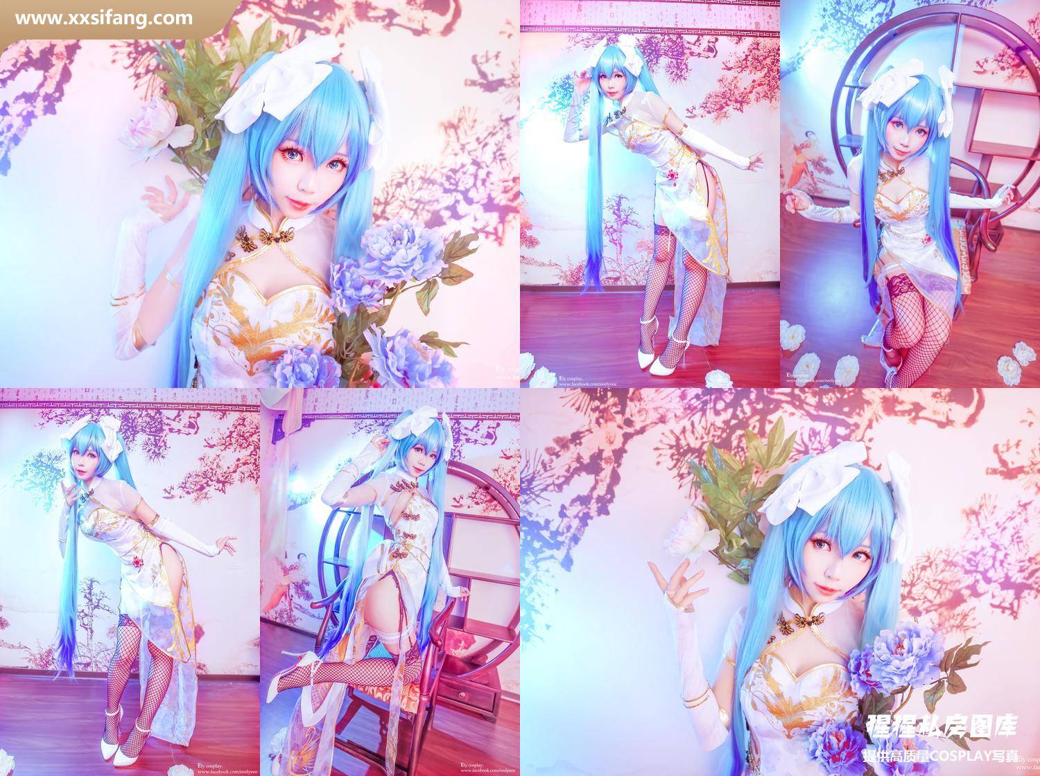 [图片2]-ElyEE子写真集《初音旗袍》高清套图下载[10P]插图-猩猩私房