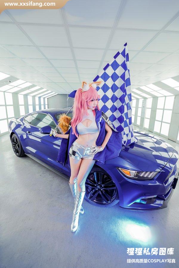 ElyEE子写真集《玉藻前赛车》高清套图下载[33P]
