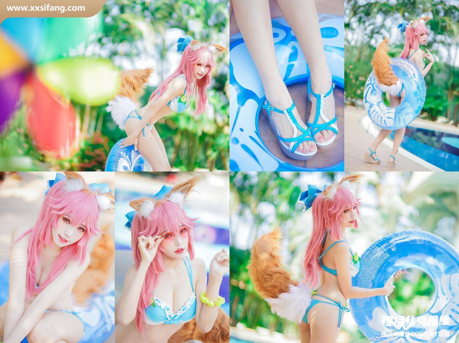 [图片2]-ElyEE子写真集《玉藻前泳池》高清套图下载[39P]插图-猩猩私房