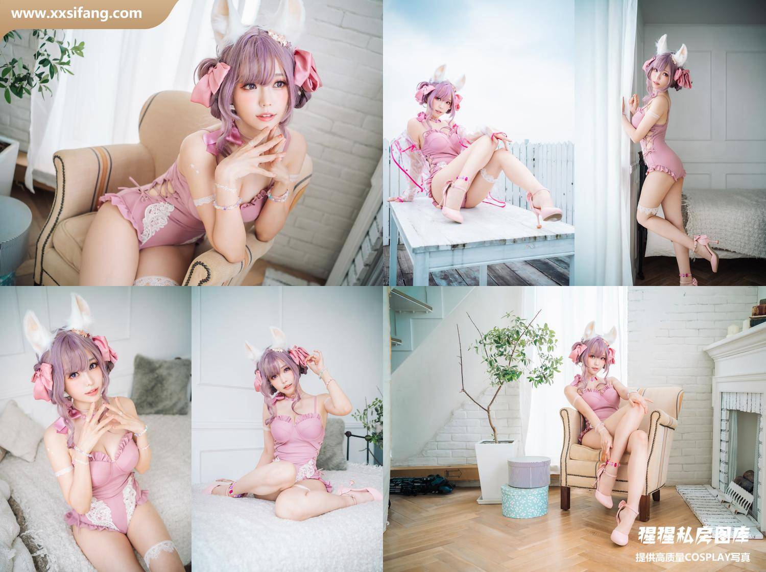 [图片2]-ElyEE子写真集《Fluffy Summer pink》高清套图下载[54P]插图-猩猩私房