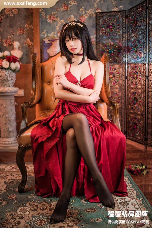 雯妹不讲道理写真集《碧蓝航线大凤礼服》高清套图下载[43P]