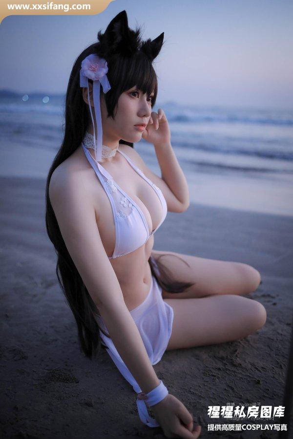 Nyako喵子写真集《爱宕泳装》高清套图下载[25P]