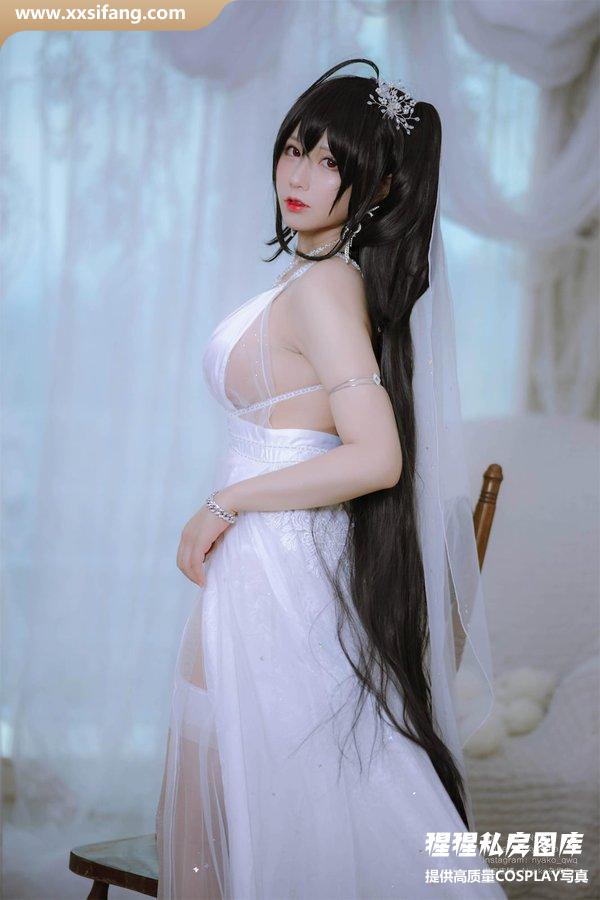 Nyako喵子写真集《大凤纯白婚纱》高清套图下载[65P]