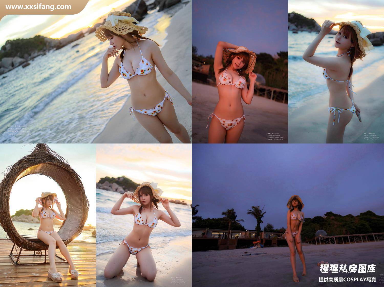 [图片2]-Nyako喵子写真集《向日葵比基尼》高清套图下载[66P+1V]插图-猩猩私房