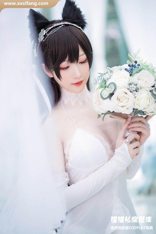南宫(小南宫zzz)写真集《爱宕婚纱》高清套图下载[13P]