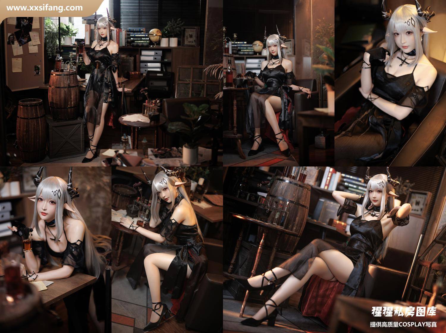 [图片2]-南宫(小南宫zzz)写真集《明日方舟 泥岩礼服》高清套图下载[21P]插图-猩猩私房