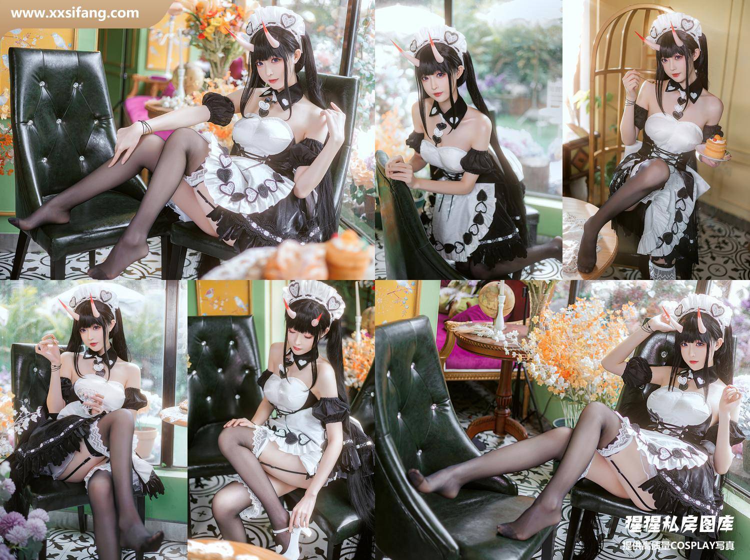 [图片2]-南宫(小南宫zzz)写真集《南宫 能代女仆》高清套图下载[22P]插图-猩猩私房