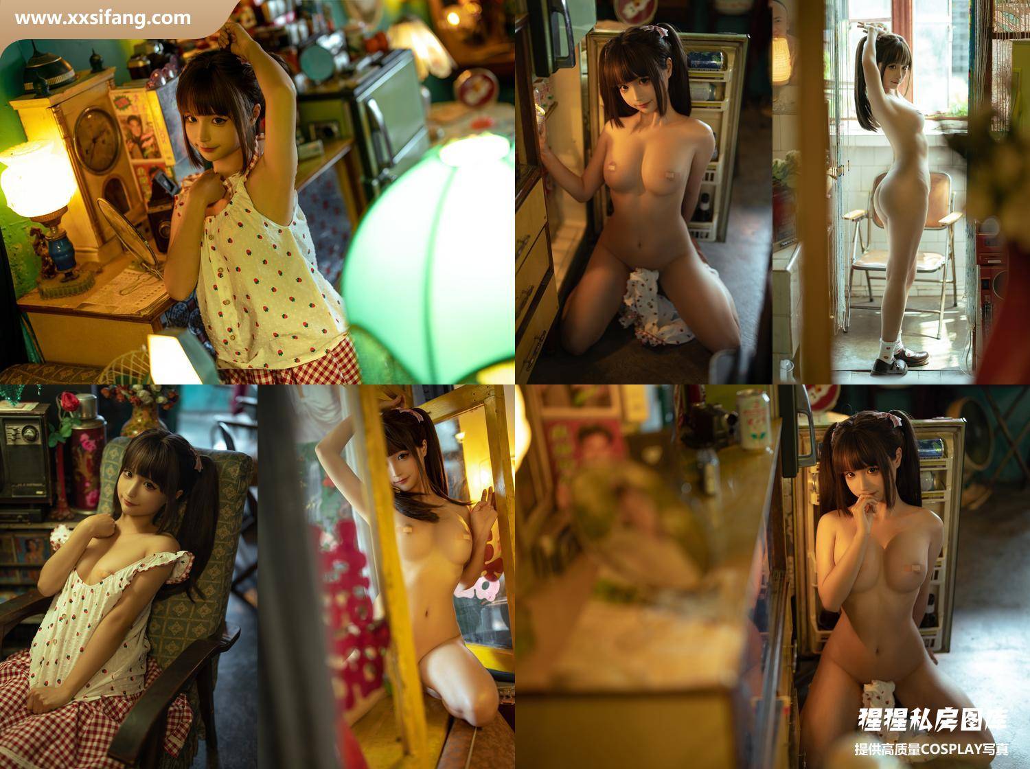 [图片2]-蠢沫沫写真集《红格子》高清套图下载[118P+1V]插图-猩猩私房