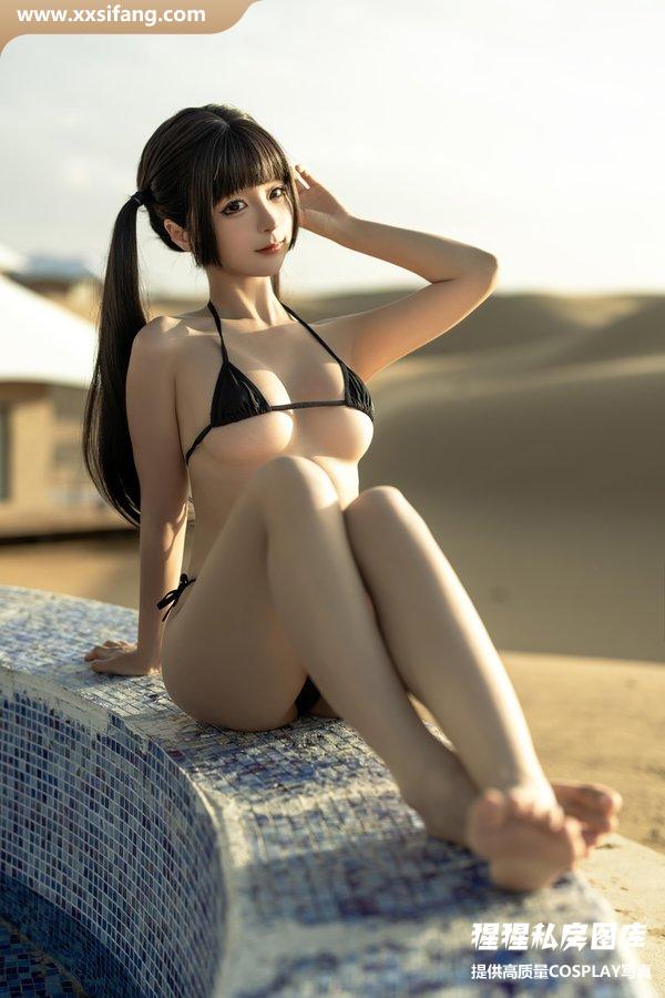 蠢沫沫写真集《沙漠比基尼》高清套图下载[13P]
