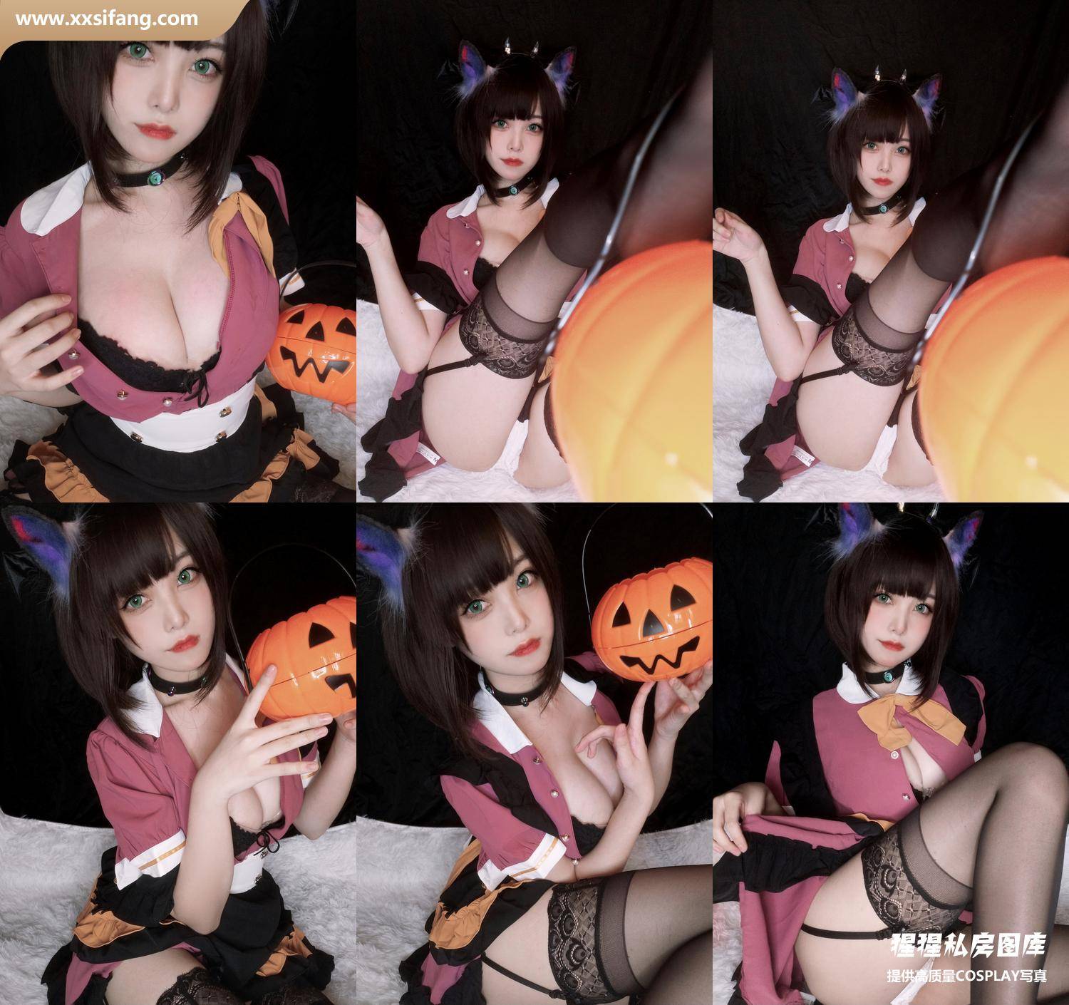 [图片2]-蜜汁猫裘写真集《万圣节》高清套图下载[27P]插图-猩猩私房