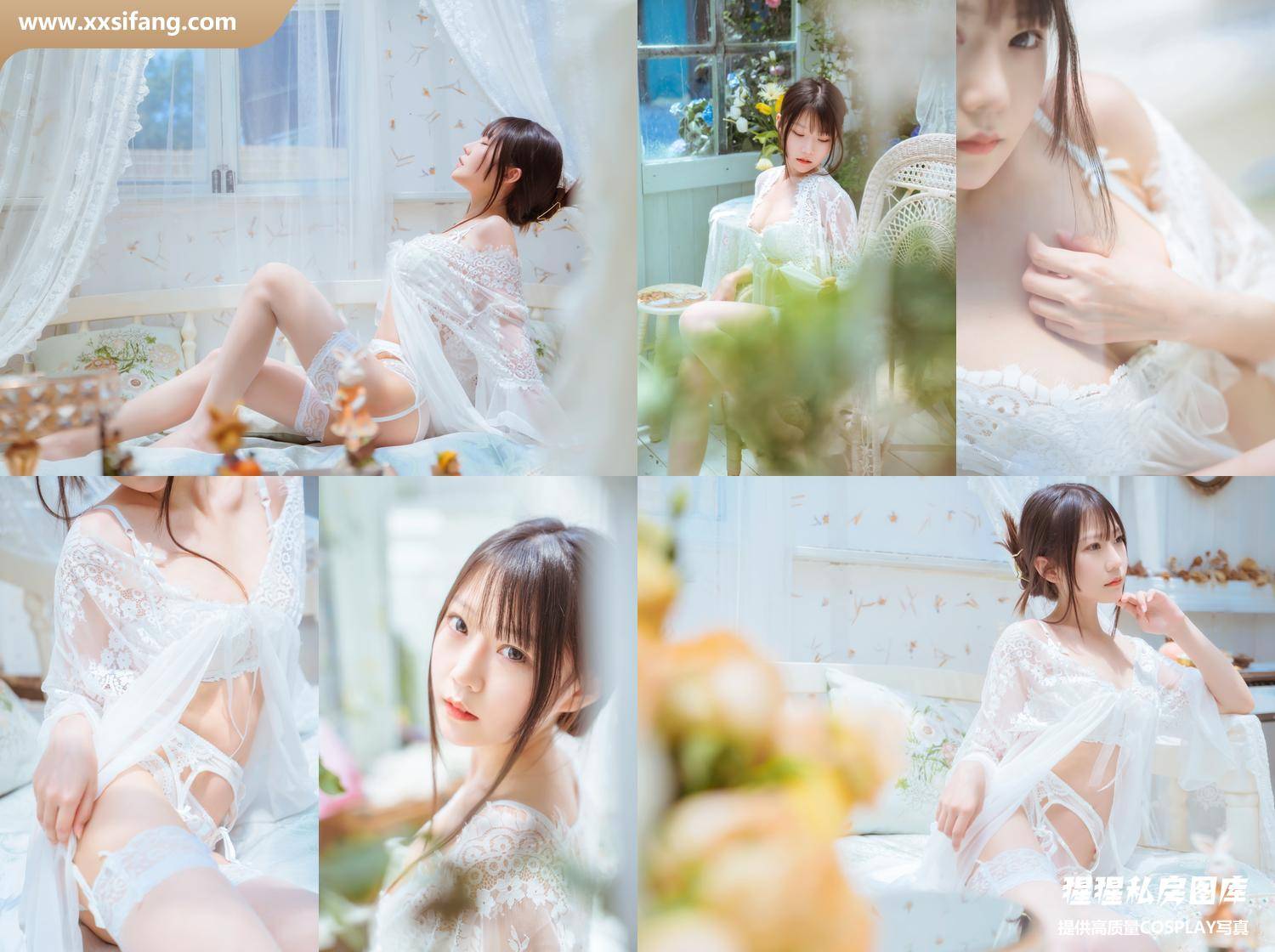 [图片2]-香草喵露露写真集《玻璃房少女》高清套图下载[76P]插图-猩猩私房