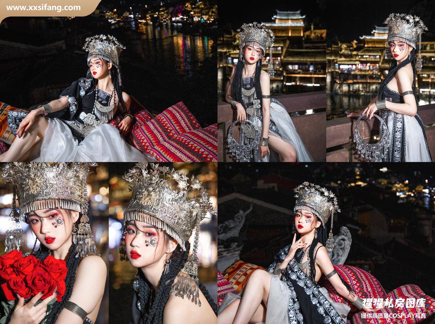 [图片2]-瓦斯塔亚小龙虾写真集《苗疆女子》高清套图下载[18P]插图-猩猩私房