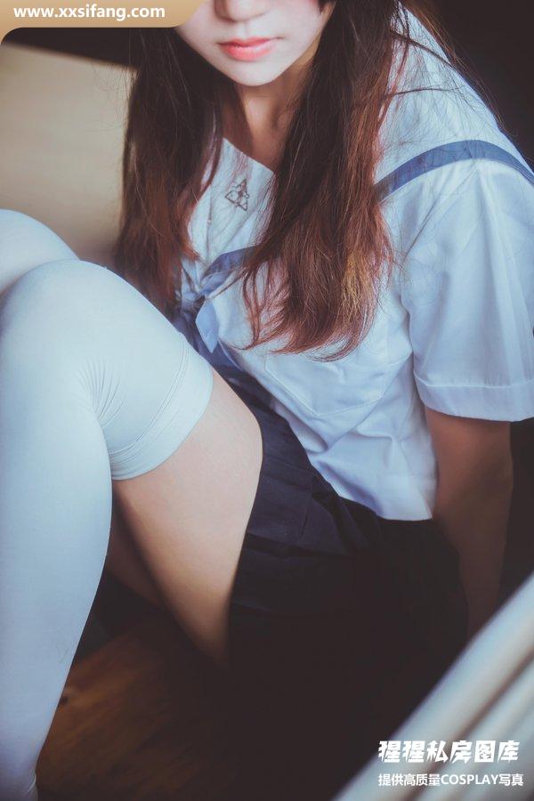 桜桃喵写真集《(No.044) 蓝白水手服》高清套图下载[39P]
