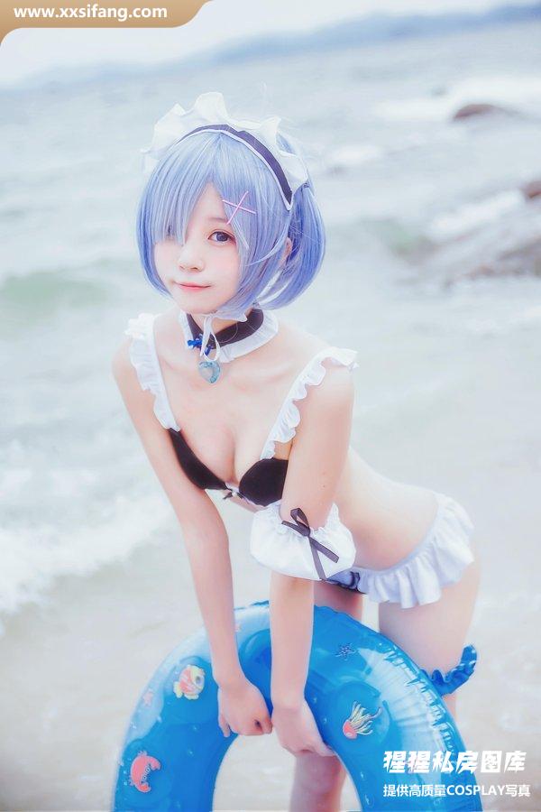桜桃喵写真集《(No.045) 蕾姆COS》高清套图下载[48P]