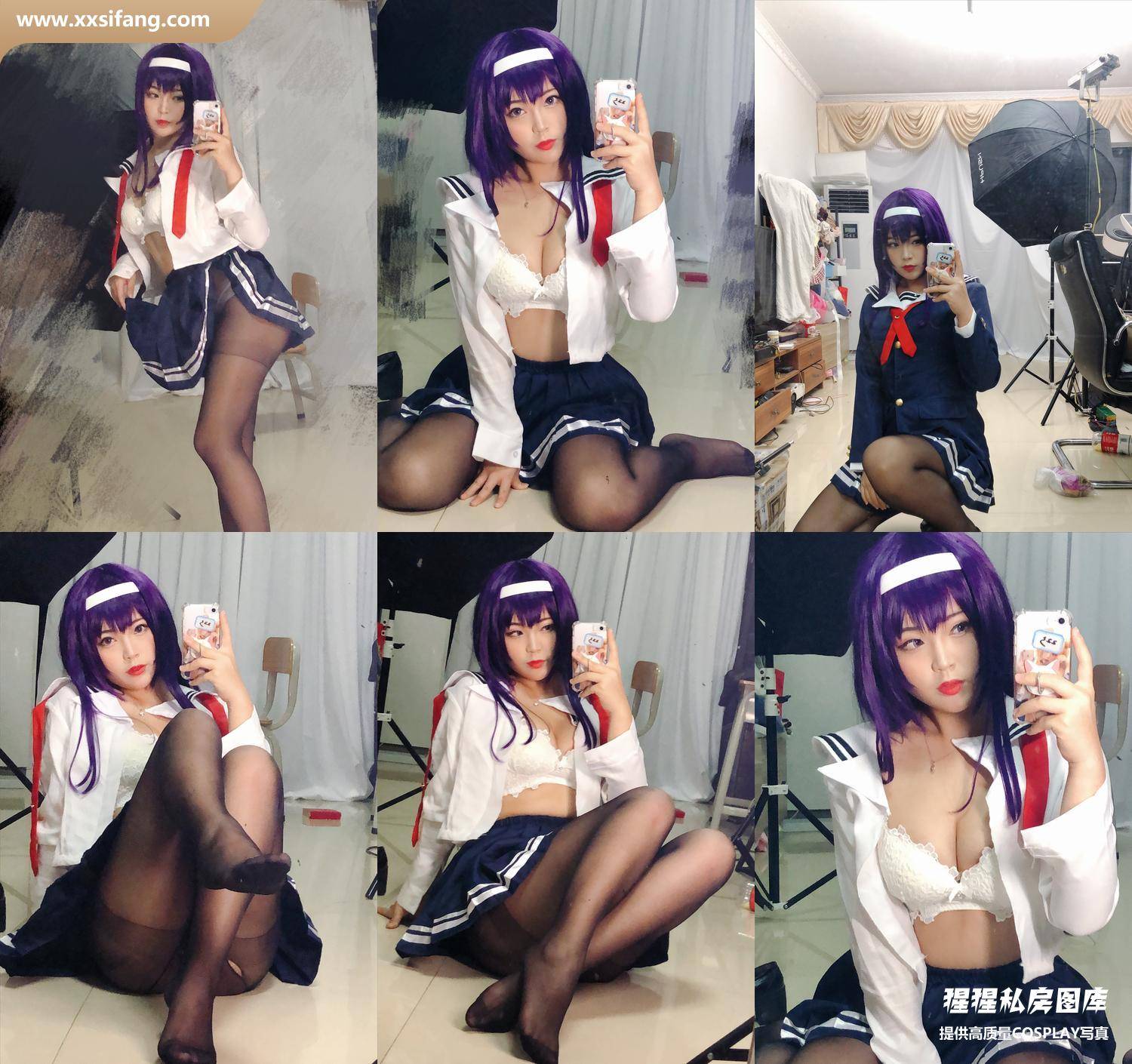 [图片2]-白烨写真集《学姐校服自拍》高清套图下载[26P]插图-猩猩私房