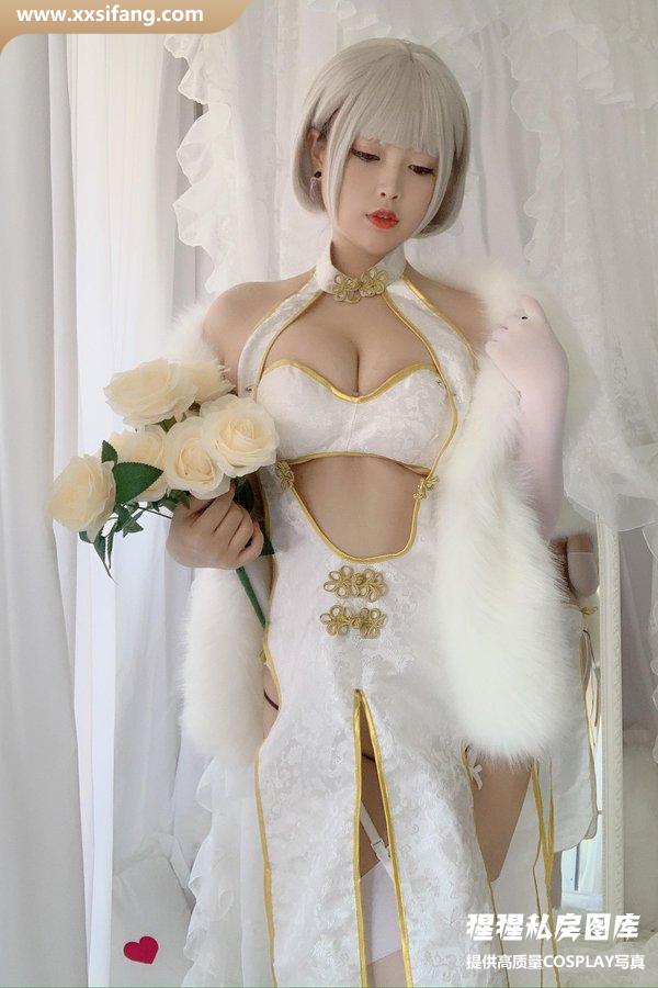 白烨写真集《白旗袍》高清套图下载[40P+6V]
