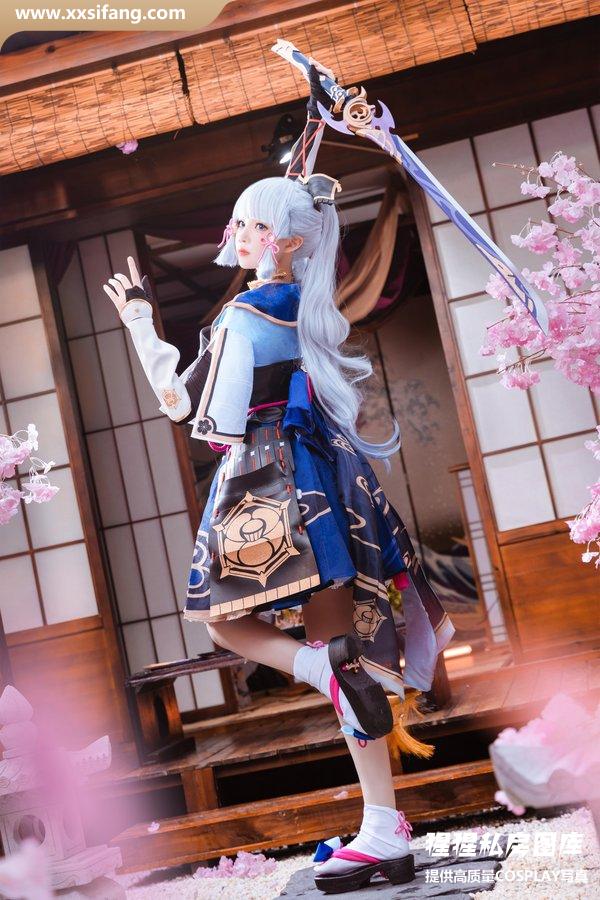 桜桃喵写真集《(No.173) 神里绫华》高清套图下载[34P]
