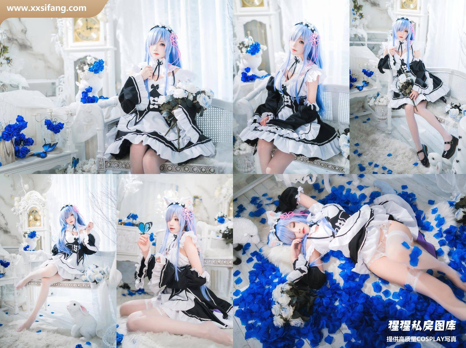 [图片2]-桜桃喵写真集《(No.176) 长发蕾姆01》高清套图下载[45P]插图-猩猩私房图库–提供高质量CosPlay套图