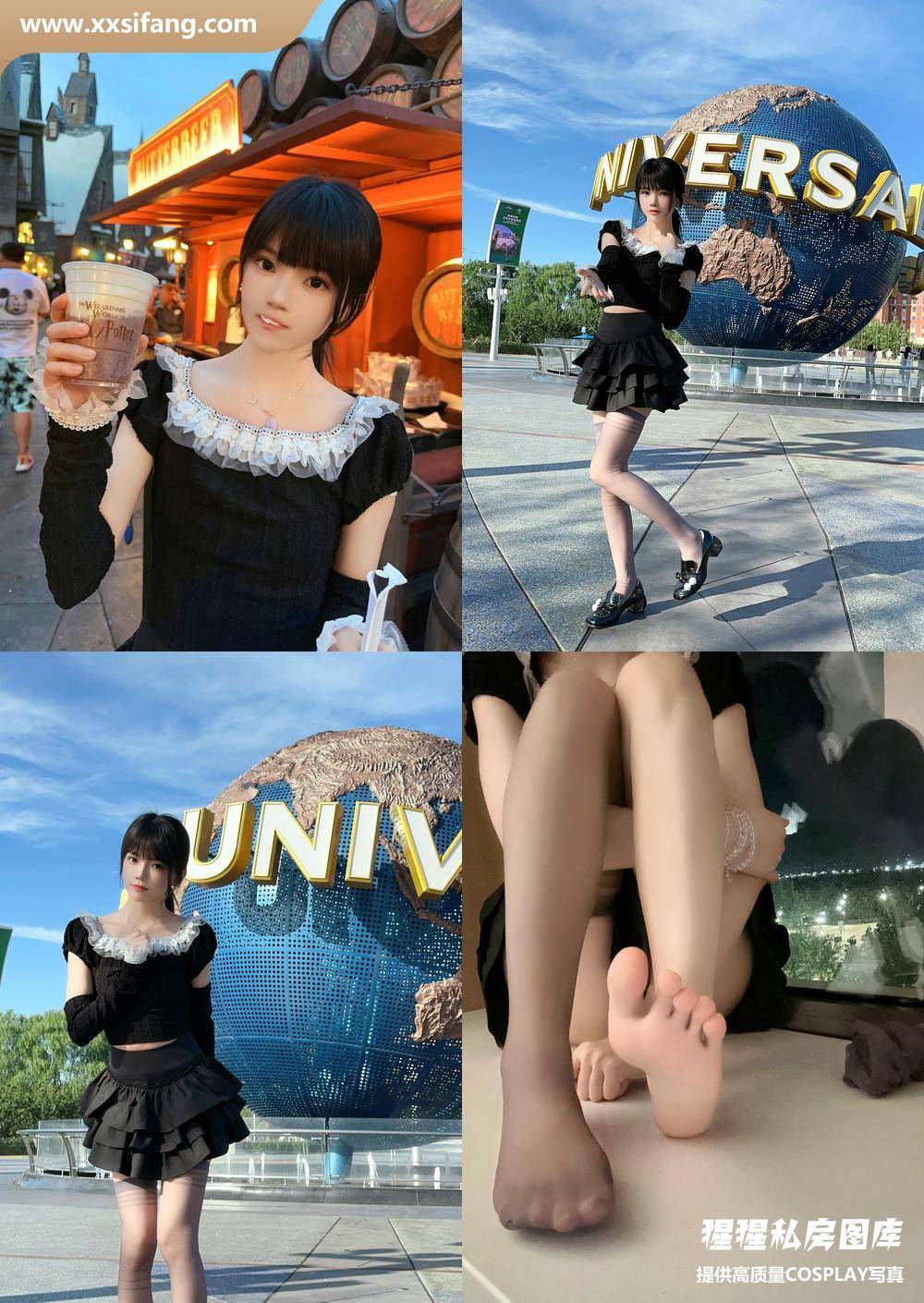 [图片2]-桜桃喵写真集《灰丝》高清套图下载[14P]插图-猩猩私房图库–提供高质量CosPlay套图