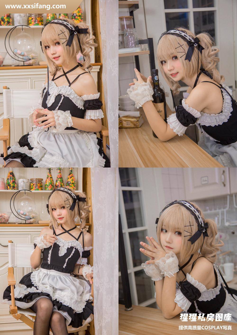 [图片2]-花柒Hana写真集《女仆》高清套图下载[9P]插图-猩猩私房