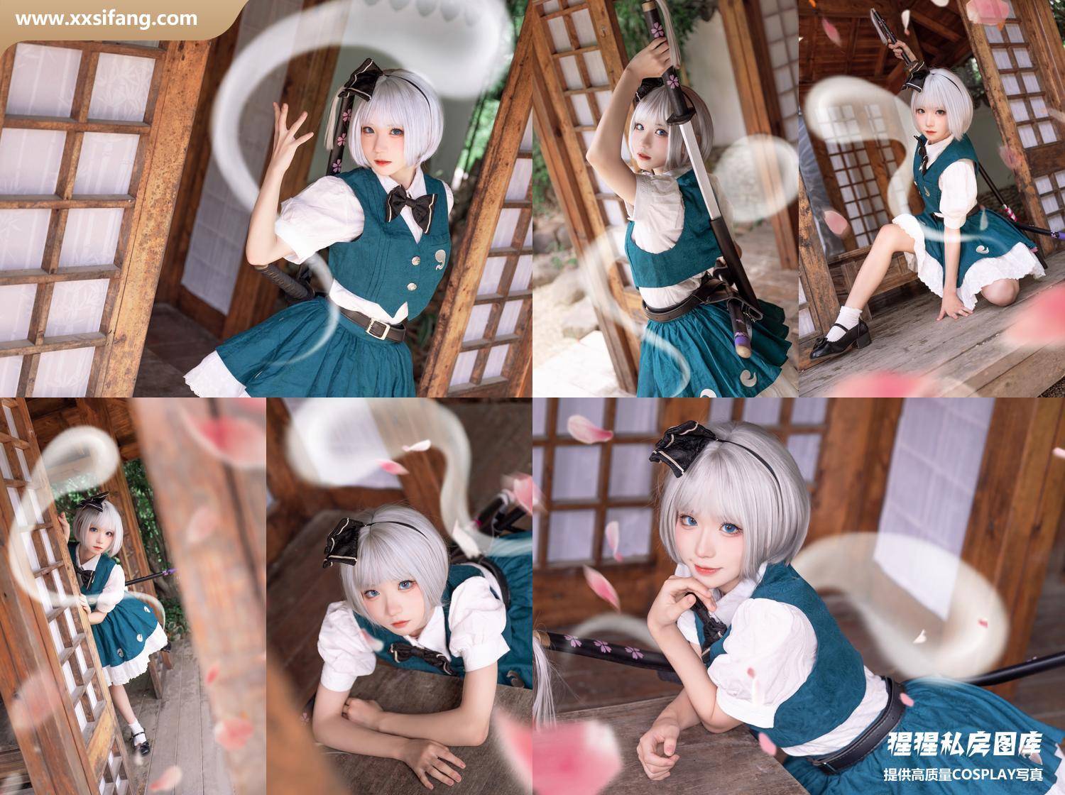 [图片2]-花柒Hana写真集《魂魄妖梦cos夏版》高清套图下载[15P]插图-猩猩私房