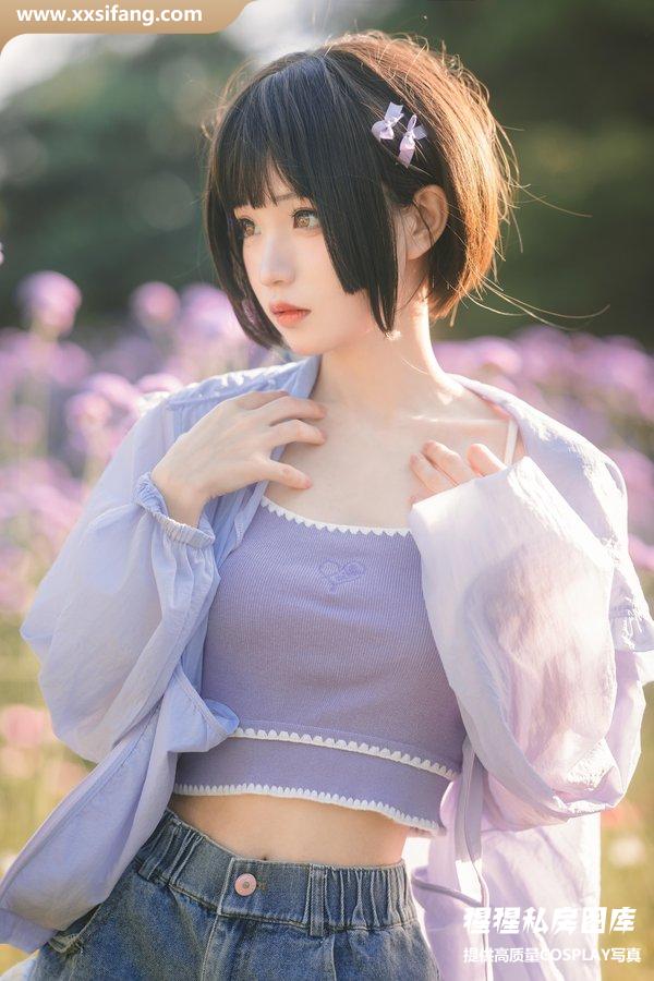 花柒Hana写真集《马鞭草》高清套图下载[15P]