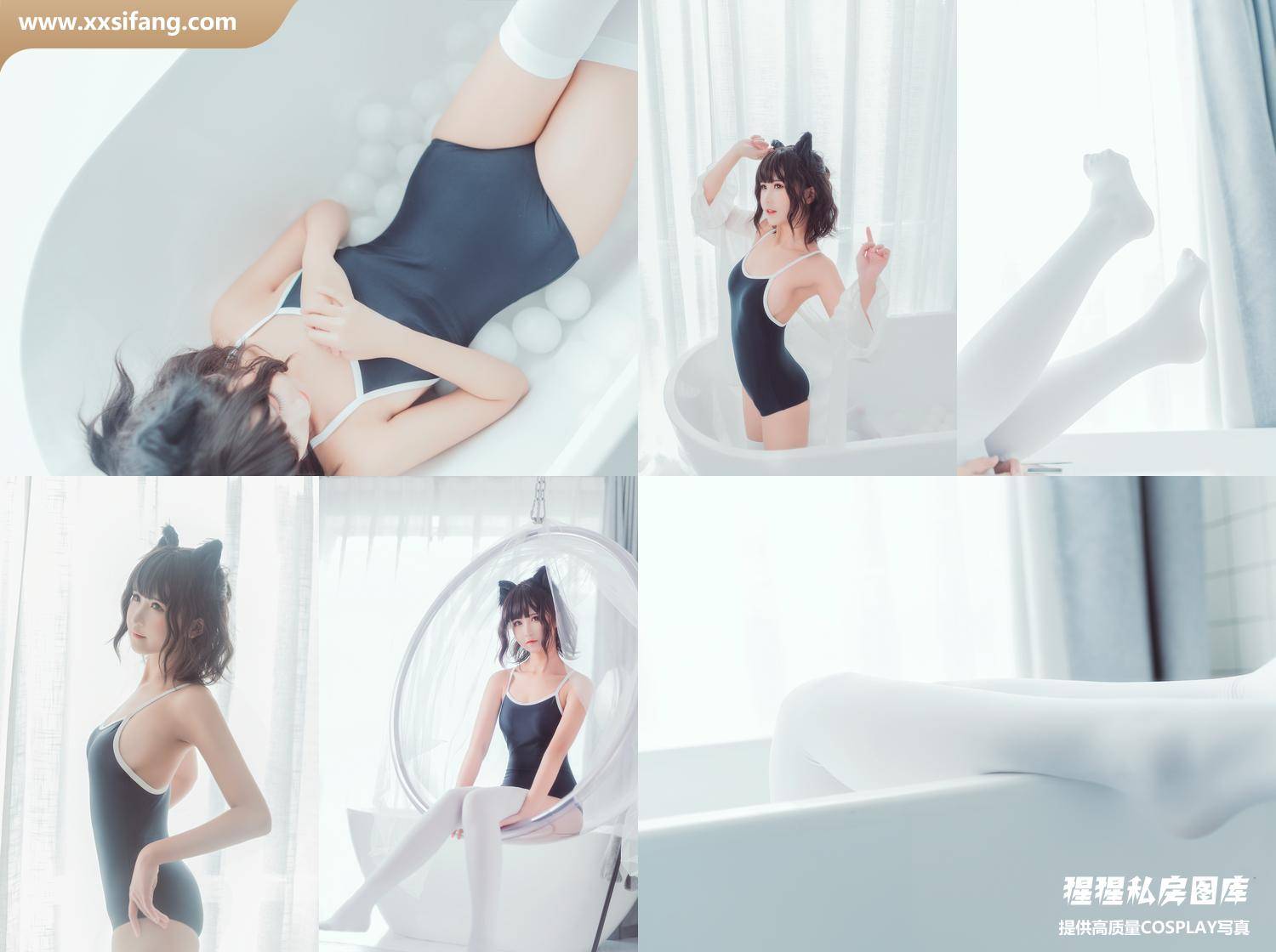 [图片2]-三度_69写真集《兔玩映画 夏日泳装 白丝喵》高清套图下载[42P]插图-猩猩私房