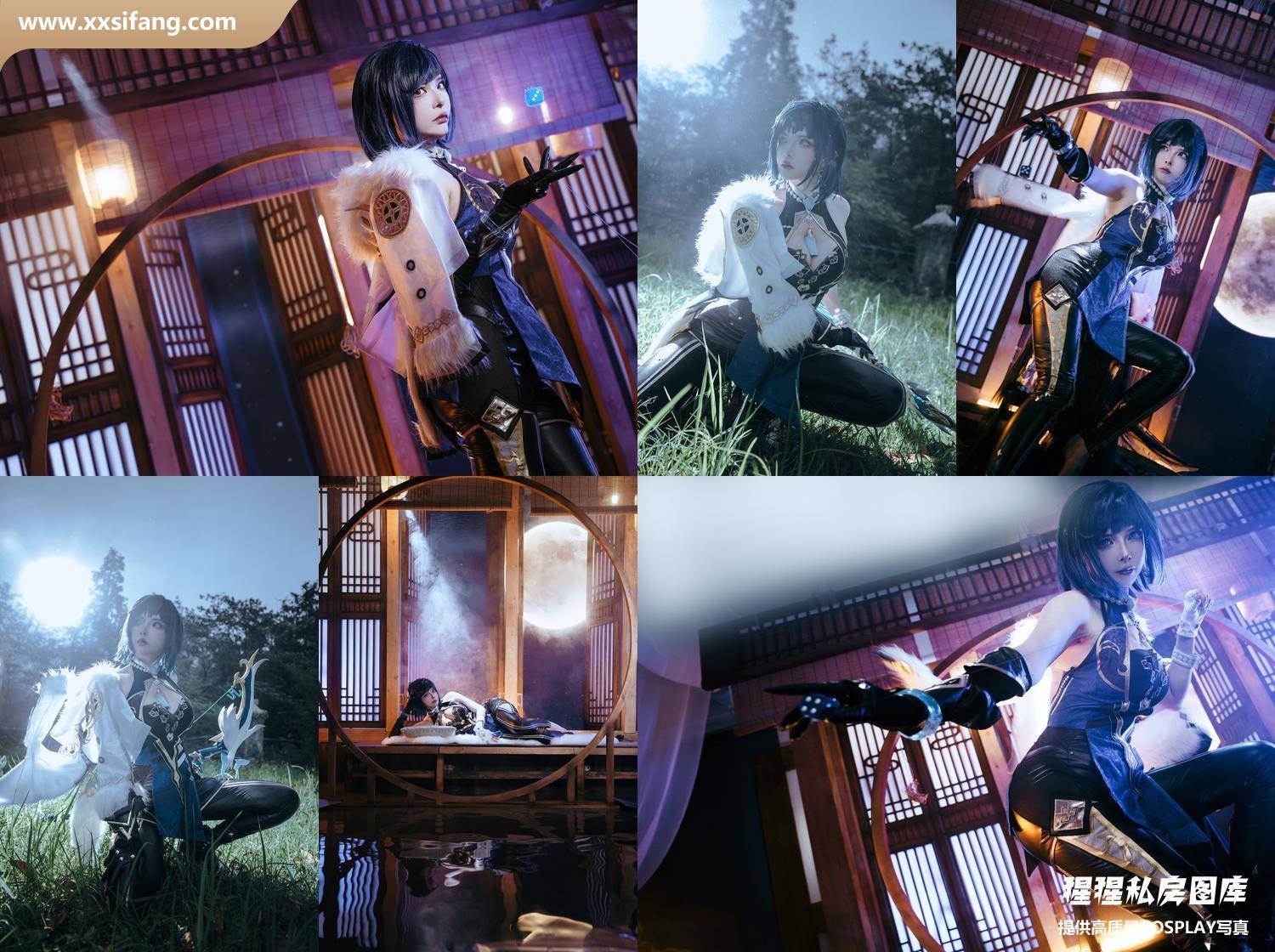 [图片2]-秋和柯基写真集《夜兰》高清套图下载[35P]插图-猩猩私房图库–提供高质量CosPlay套图
