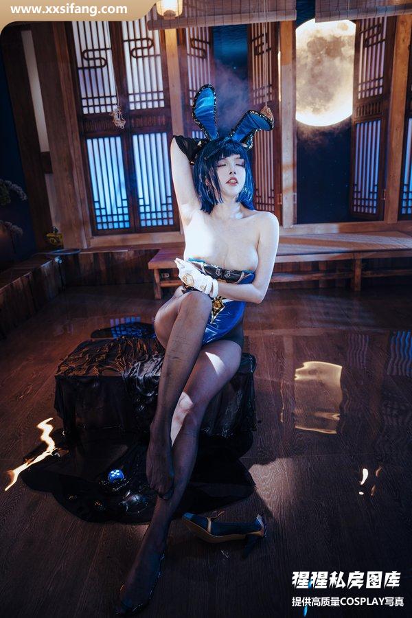 秋和柯基写真集《夜兰 兔女郎》高清套图下载[92P]