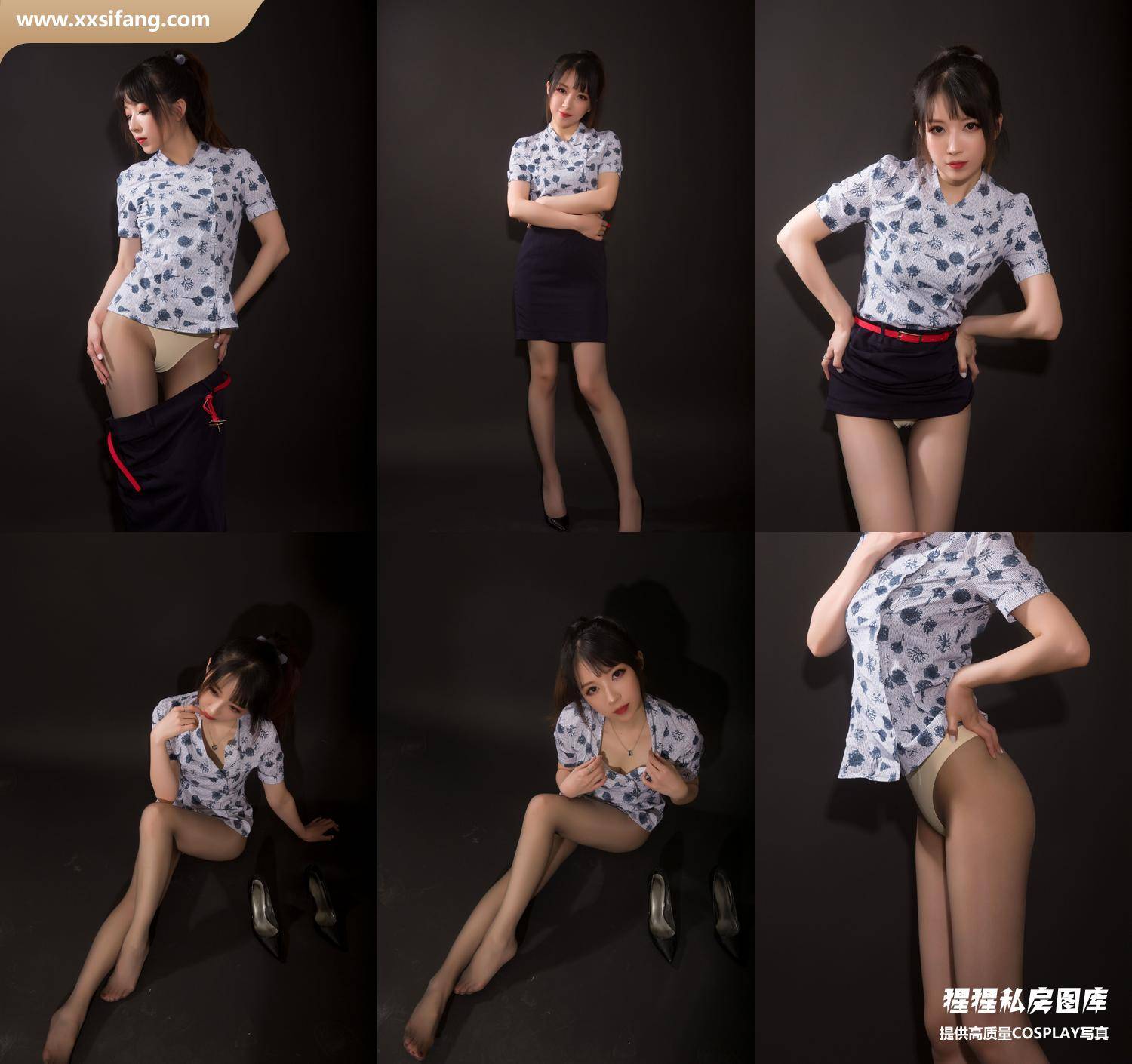 [图片2]-小女巫露娜写真集《东航棚拍》高清套图下载[21P]插图-猩猩私房