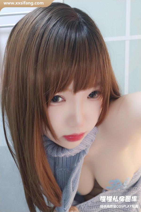 雪晴Astra写真集《雪晴Astar – 自摄Vol.黑丝露背毛衣》高清套图下载[155P+19V]