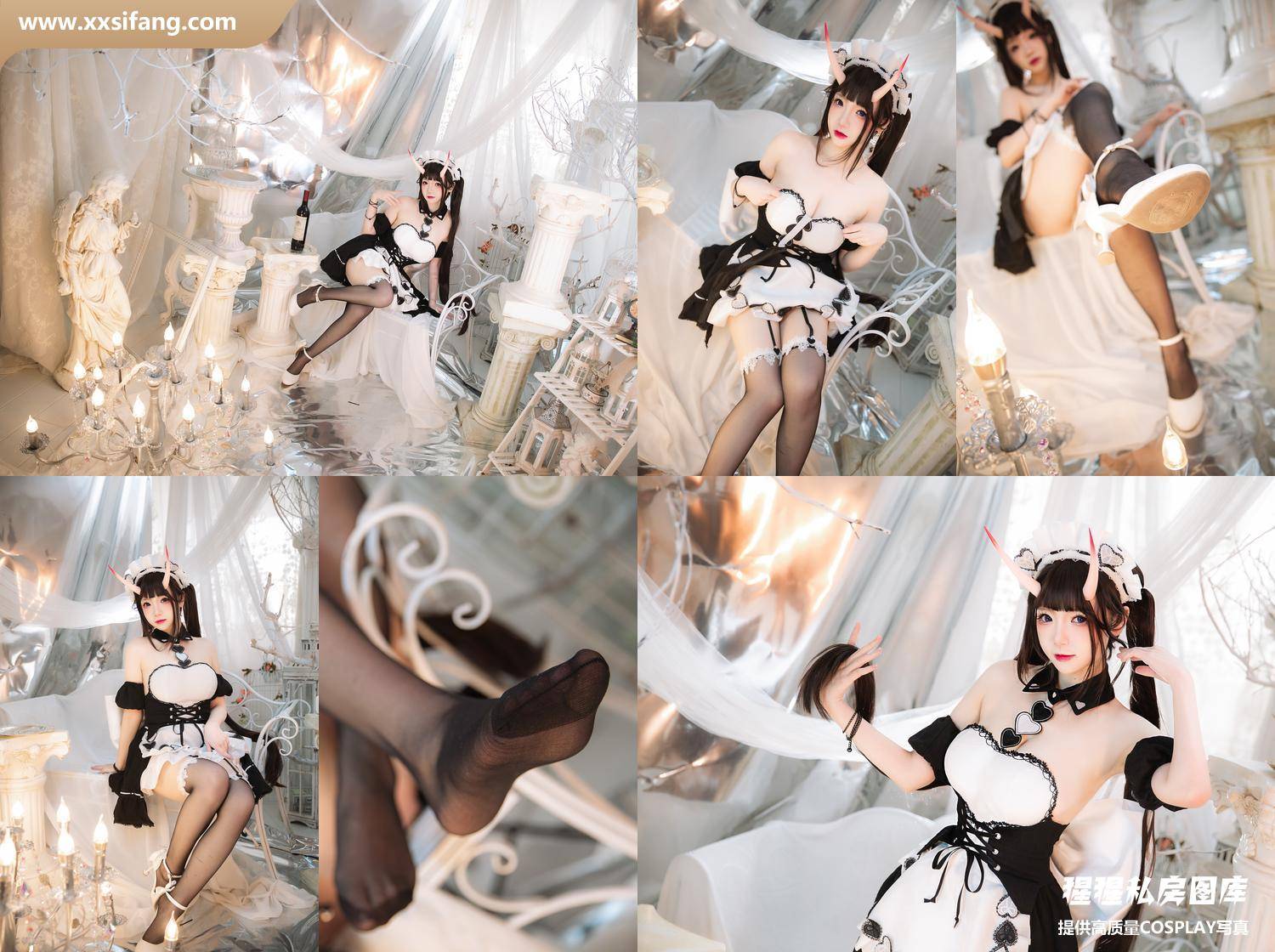 [图片2]-雪晴Astra写真集《雪晴Astar - 能代女仆》高清套图下载[60P]插图-猩猩私房