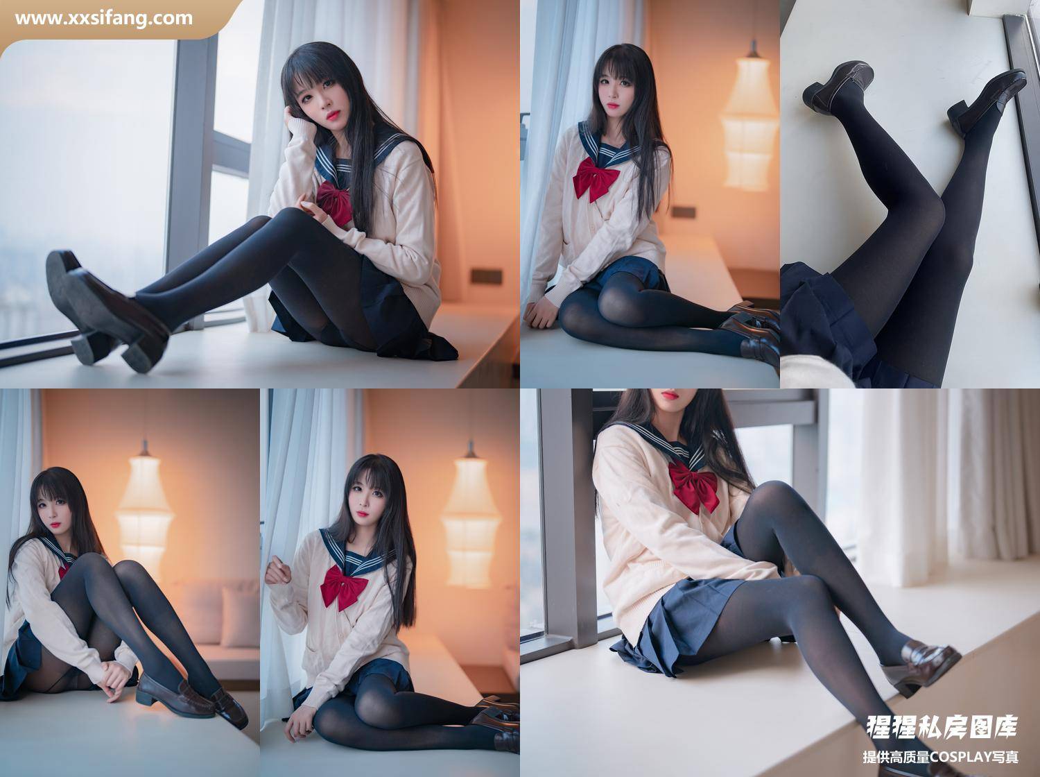 [图片2]-轩萧学姐写真集《JK厚裤袜》高清套图下载[44P]插图-猩猩私房图库–提供高质量CosPlay套图