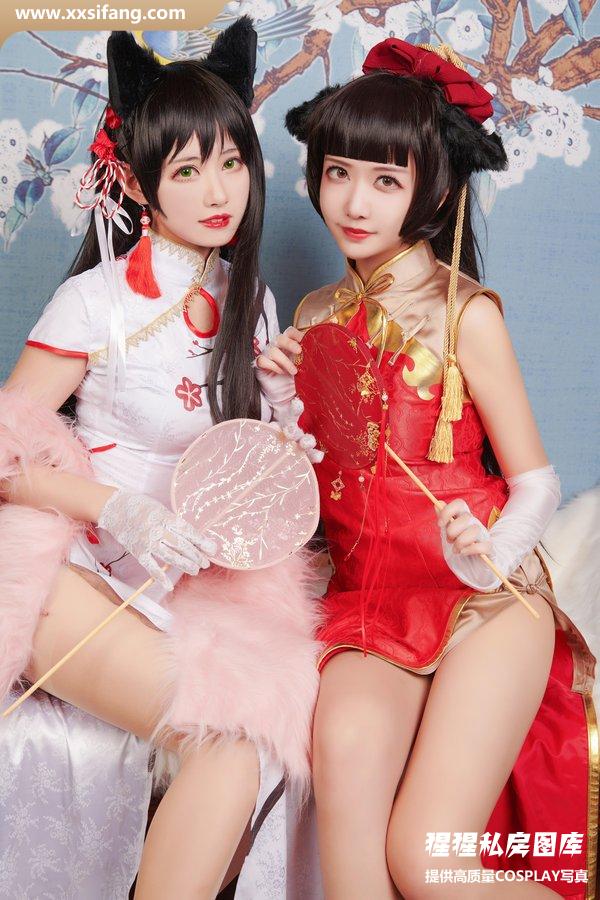 源纱希喵喵喵写真集《 &Meiyi_烛墨 犬獒旗袍》高清套图下载[12P]