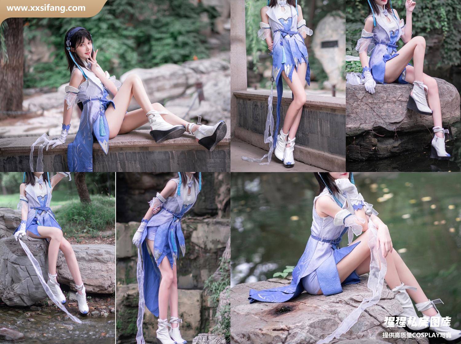 [图片2]-南桃Momoko写真集《王者荣耀西施》高清套图下载[16P]插图-猩猩私房图库–提供高质量CosPlay套图
