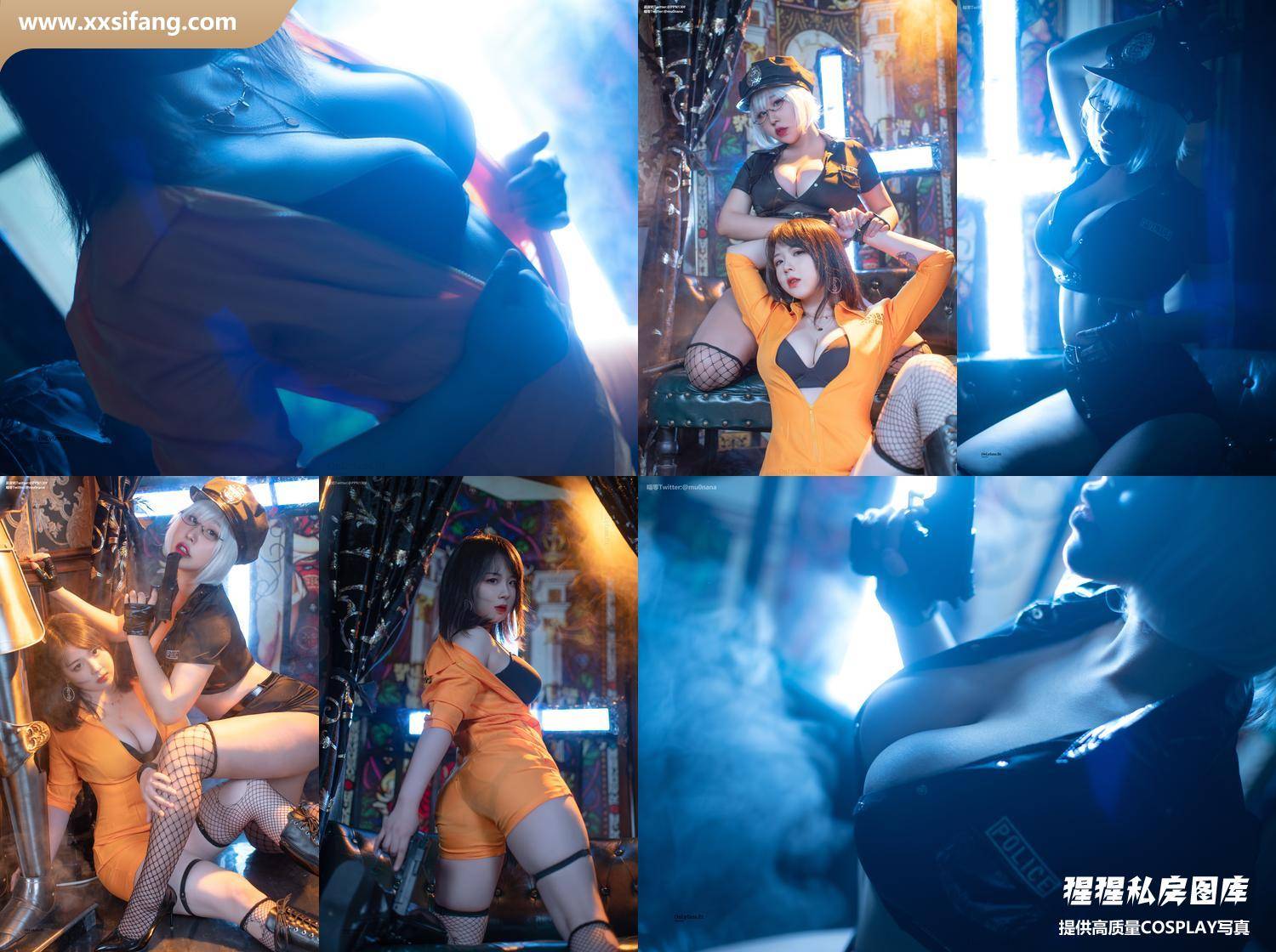 [图片2]-皮皮奶可可爱了啦写真集《 &喵零 - 匪警》高清套图下载[60P]插图-猩猩私房