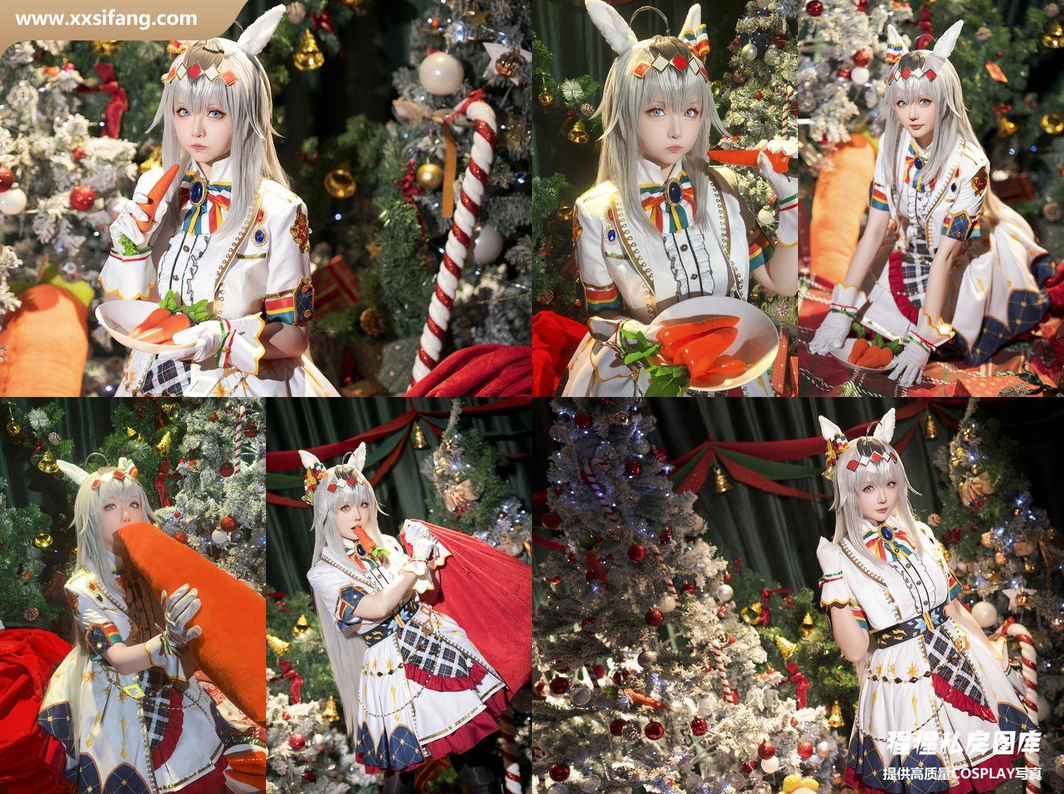 [图片2]-星之迟迟写真集《2023年12月计划赠品 赛马娘 小栗帽 圣诞衣装》高清套图下载[48P]插图-猩猩私房图库–提供高质量CosPlay套图