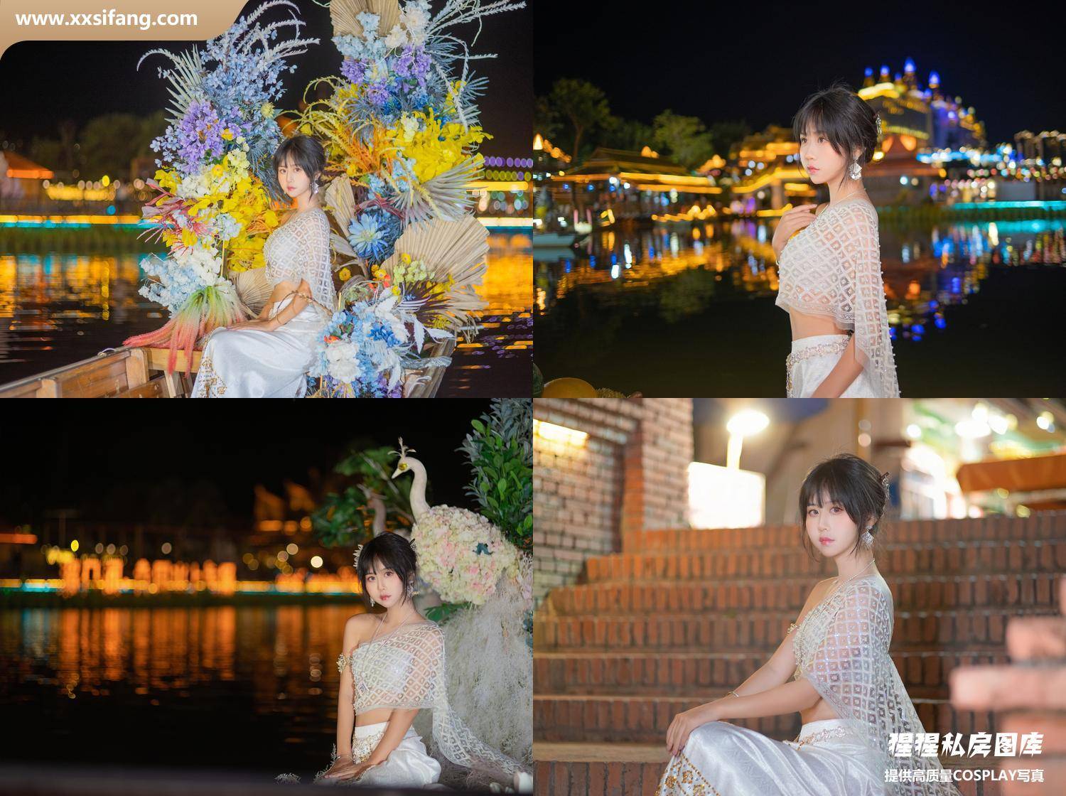 [图片2]-萌芽儿o0写真集《西双版纳 傣服 银》高清套图下载[17P]插图-猩猩私房图库–提供高质量CosPlay套图