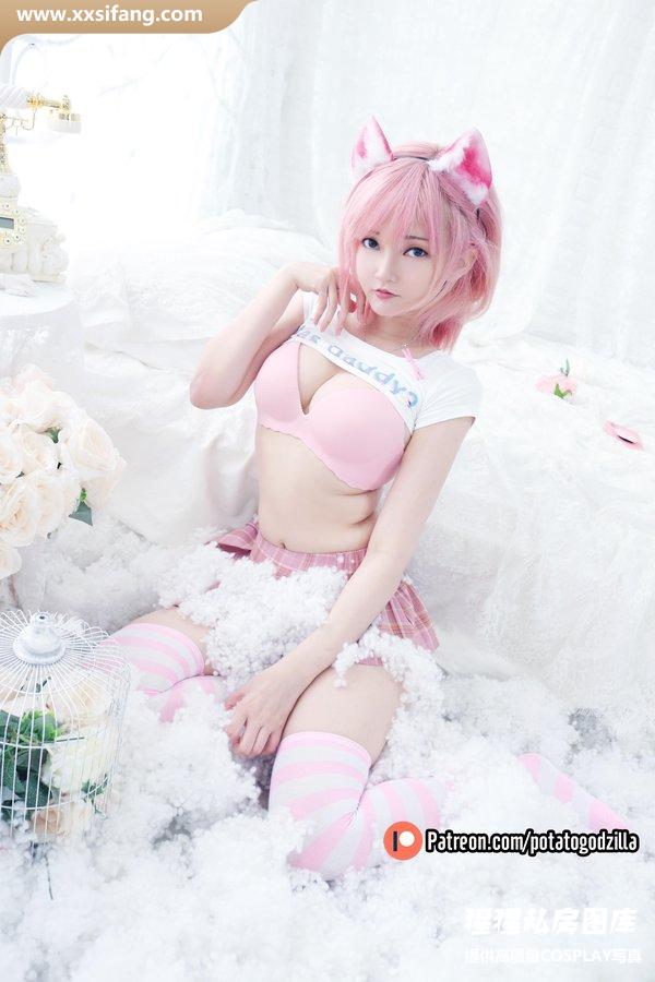 Potato Godzilla写真集《Pink Casual》高清套图下载[36P]